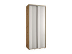 Ventoriq 6 Sliding Door Wardrobe 235.2/110/45 2 Doors Ventoriq/White/Silver SGPD80014