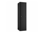 Lumenao 392 Black Wardrobe 186x40x44cm Wardrobe Doors With Hinges WUGW45921