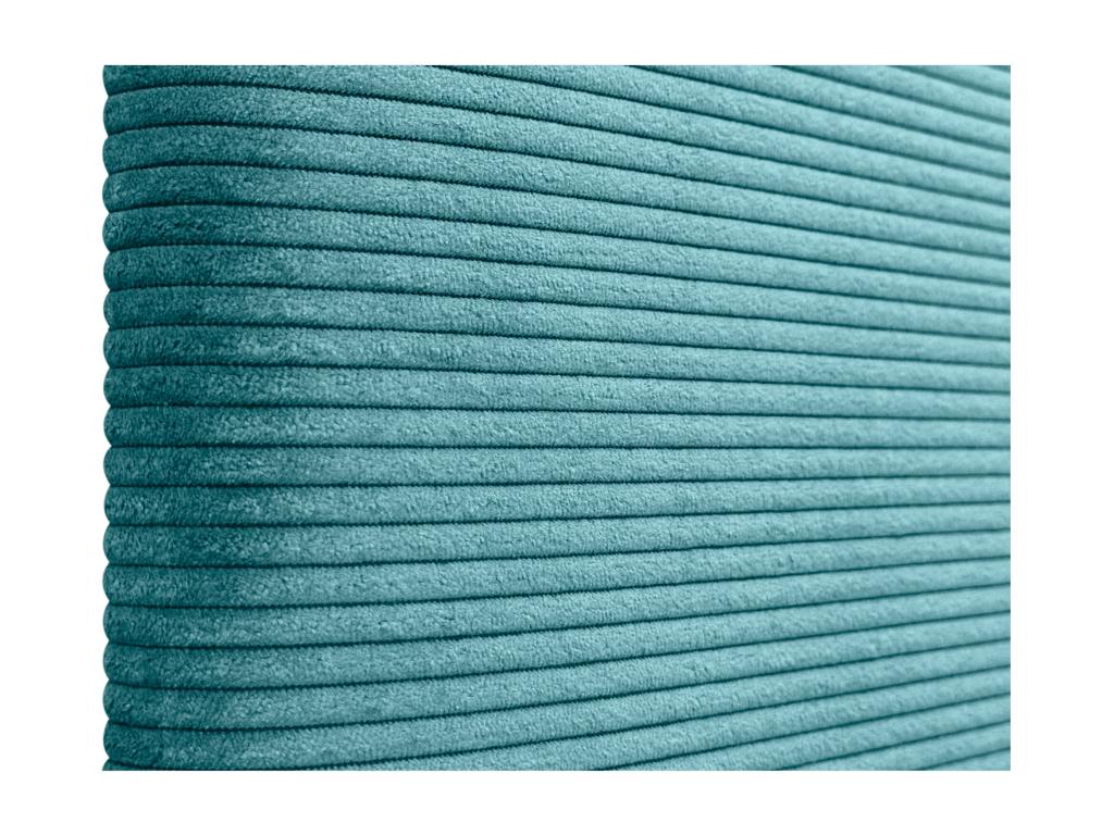 Lumenao Plain Corduroy Headboard 95x115 with Bed Legs 80/90 - Turquoise NYKP16378