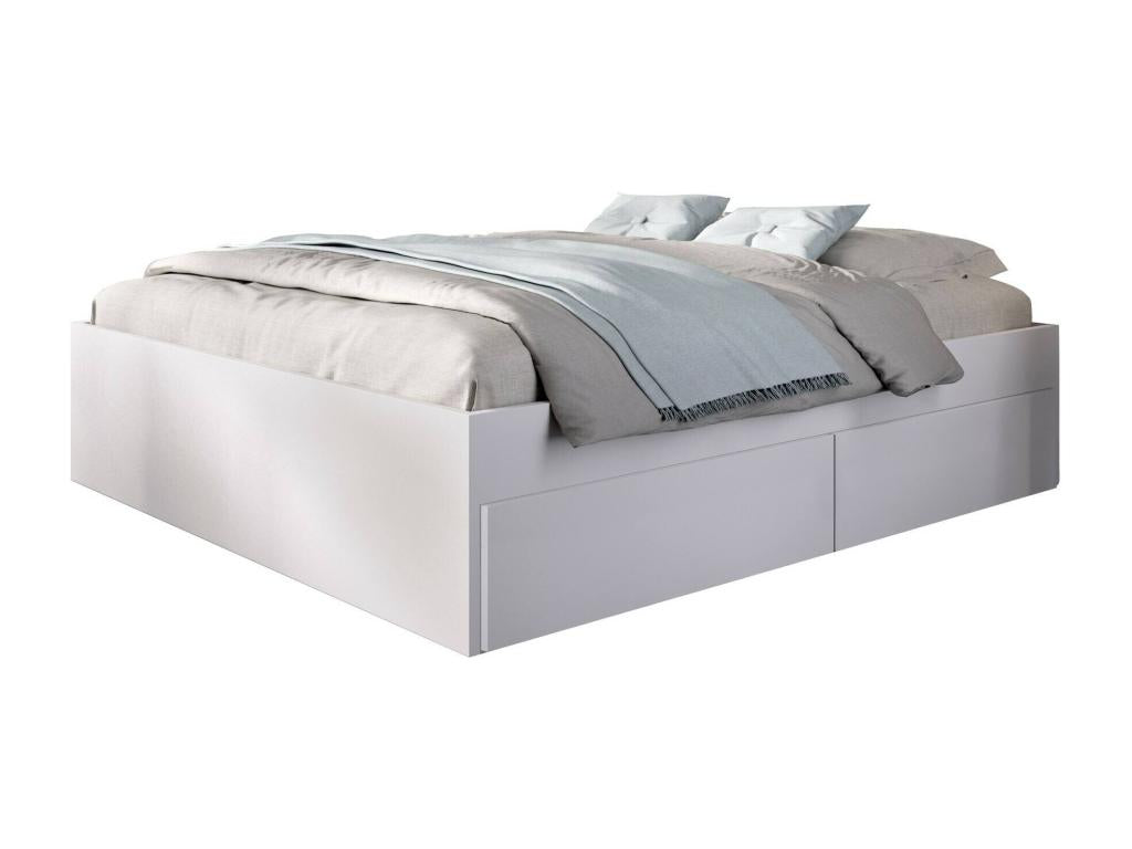 Ventoriq Double Bed Base for Bedroom Bedding by Bedroom Mattress Support 149x195 h39 cm White MHLO44636