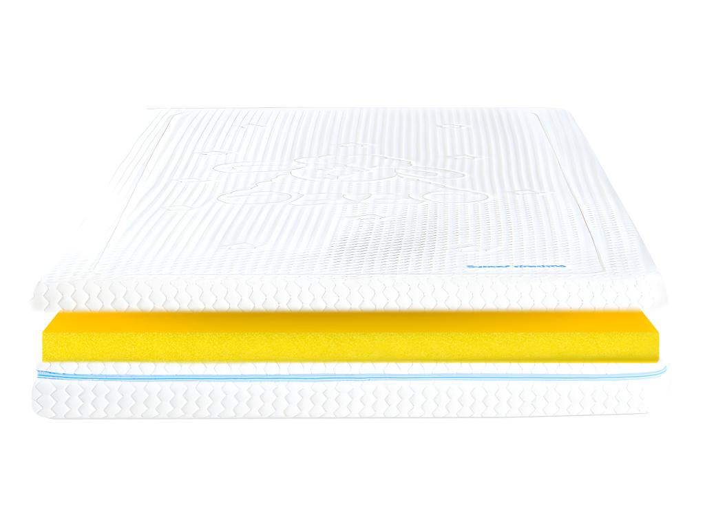 Lumenao - Lumenao Baby Blue Mattress 90x200 cm - High Density Foam / Supersoft OGFD58878