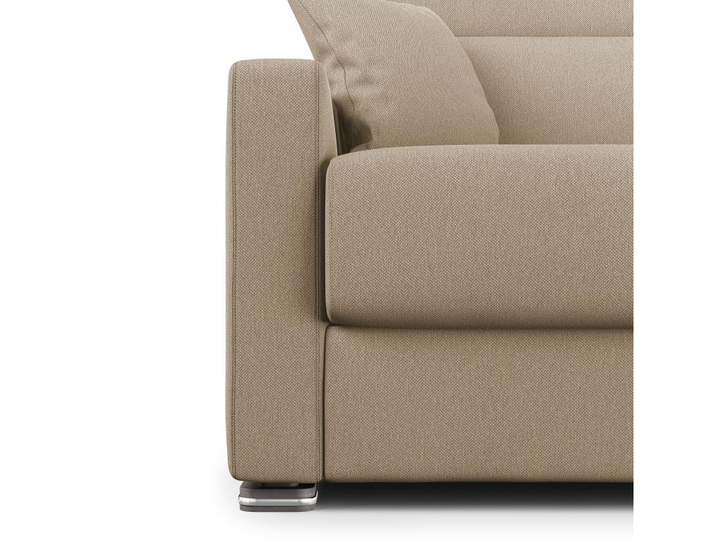 Lumenao Convertible Sofa Bed in Detachable Fabric T05 171 cm Matte - 120x197 Beige PFHL71613