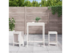 3-piece garden bar set, white, solid pine wood, OUL15462