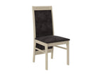 Lumenao light wood chair and Lumenao-Fabric 27104 UDIP39861