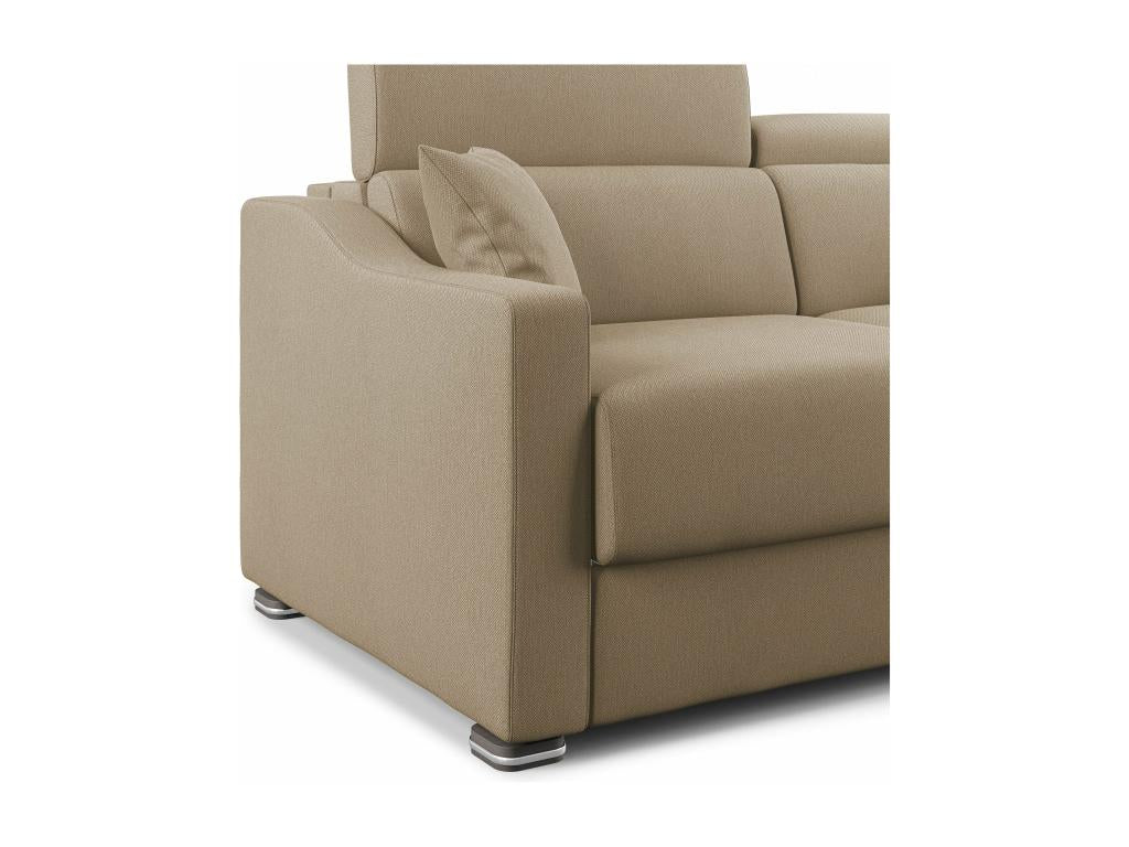 Lumenao Convertible Sofa Bed in Detachable Fabric T05 171 cm Matte - 120x197 Beige PFHL71613