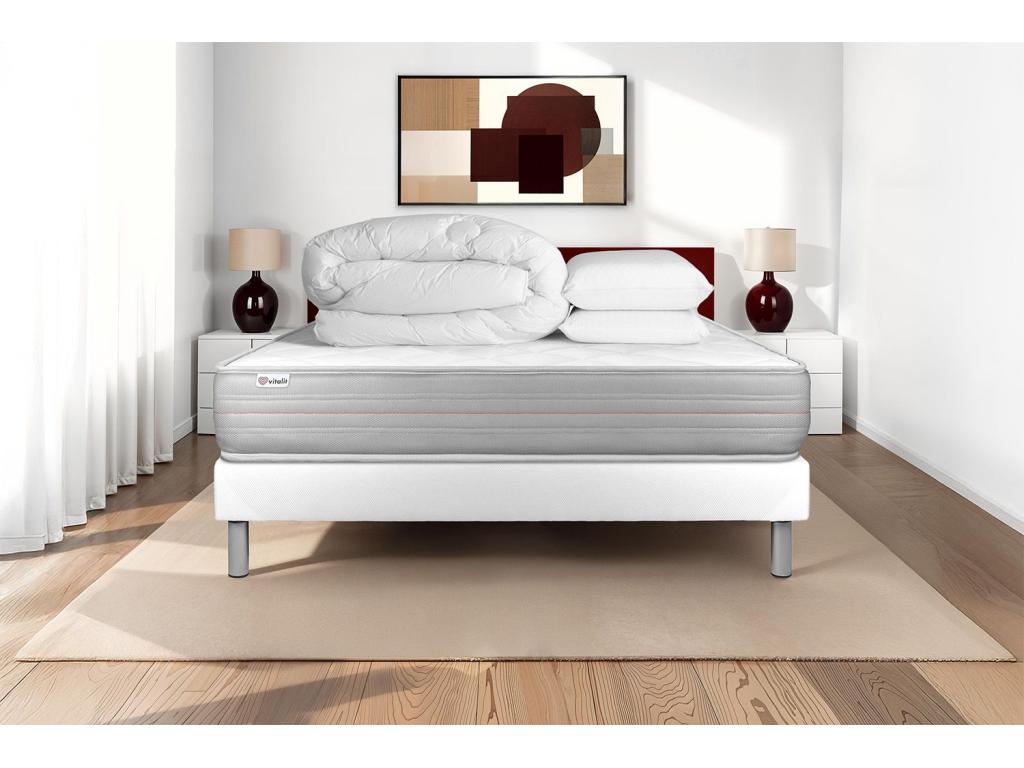 Lumenao ready-to-sleep pack 140x190 cm Lumenao white bed base KRIY52980