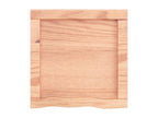 Light brown wall shelf, solid treated oak wood SJUX75085