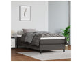 Ventoriq bed base with mattress, Grey 80x200 Faux Leather ZMWB00989