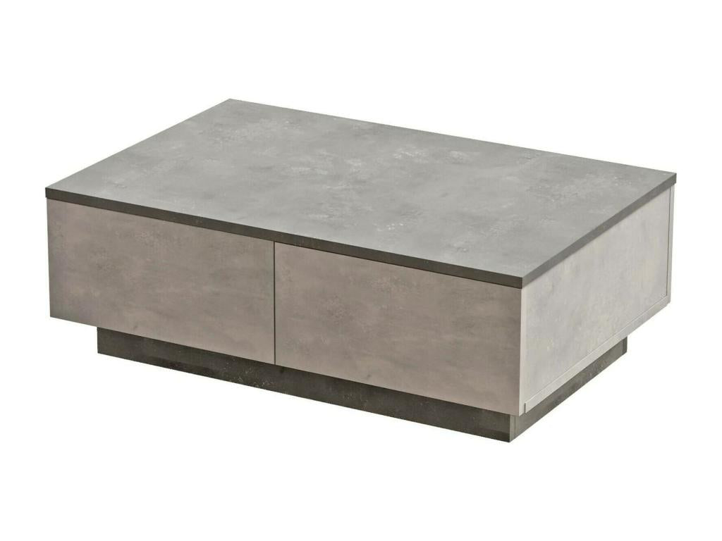 Lumenao Coffee Table, Magazine Rack for Sofa, Living Room Shelf, 90x60x32 cm, Silver and Anthracite, YITA77394