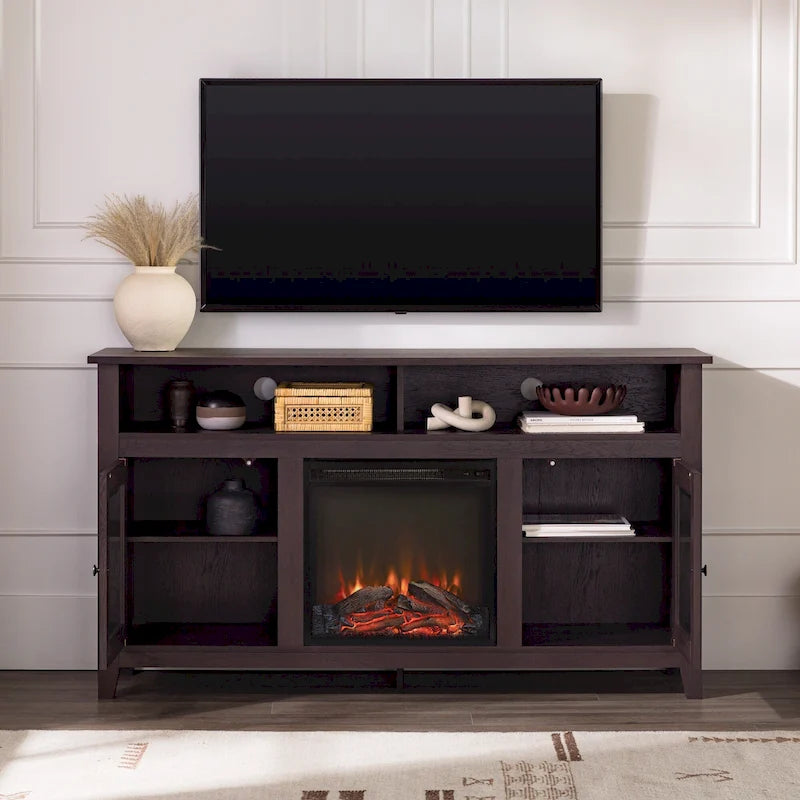 Middlebrook 58-inch 2-Door Highboy Fireplace TV Stand