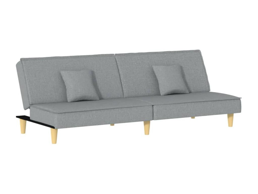 Sofa bed in light grey fabric UXAW62644