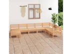 8-piece garden furniture set, solid pine wood, IROK66481