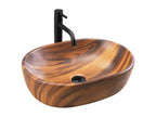 Lumenao Brown Countertop Washbasin HYZS31617
