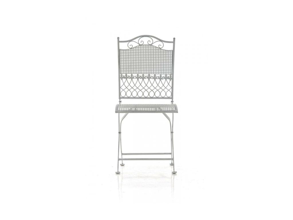 Garden chairs - Metal / Galvanized iron - Antique white - Lumenao HXMF25355