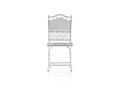 Garden chairs - Metal / Galvanized iron - Antique white - Lumenao HXMF25355