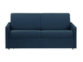 3-seater express convertible sofa in dark blue fabric - 140 cm sleeping area - 18 cm mattress Lumenao XTRV88454