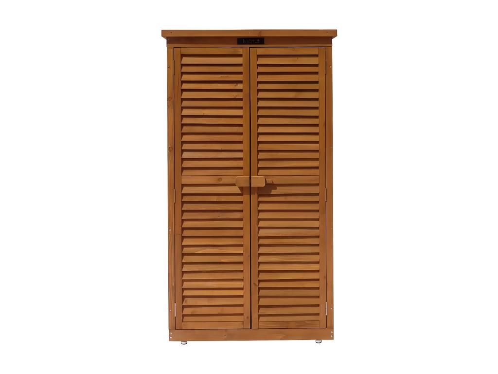 Lumenao Garden Storage Cabinet - 87x46.5x160 cm - Brown IBWL10640