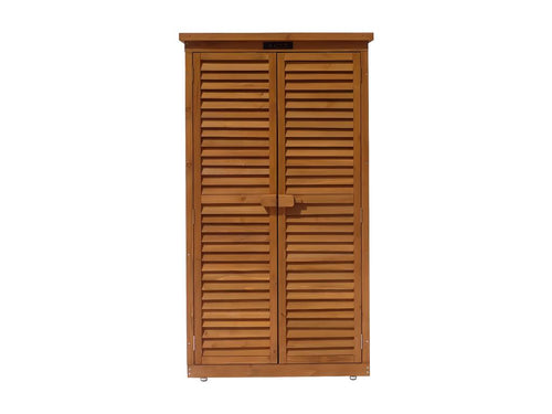 Lumenao Garden Storage Cabinet - 87x46.5x160 cm - Brown IBWL10640