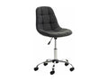 Grey fabric office stool/chair 55x55x91 cm tabo10007 BRGL21093