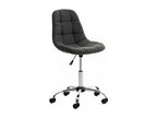 Grey fabric office stool/chair 55x55x91 cm tabo10007 BRGL21093