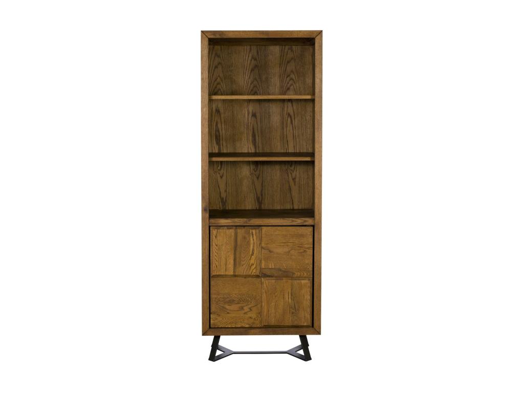 Ventoriq WURD92008 180cm Checkerboard Pattern Wooden Bookcase