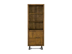 Ventoriq WURD92008 180cm Checkerboard Pattern Wooden Bookcase