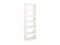 White Bookshelf/Room Divider 60x30x199.5cm Solid Pine DCEZ77554