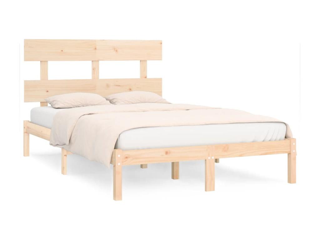 Solid wood bed frame 180x200 cm Super Lumenao DHGW20436