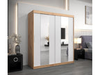 Lumenao Sliding Door Wardrobe 200/180/62 2 Doors Lumenao/White ZWWB73563