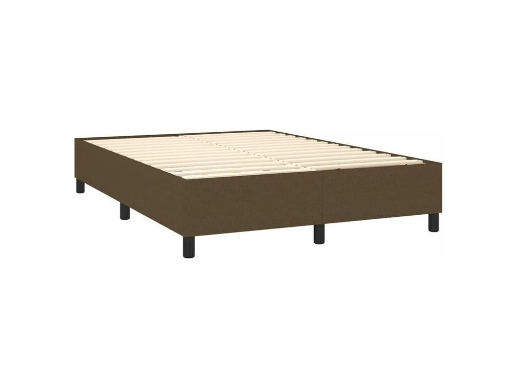 Lumenao bed base with dark brown mattress 140x200 ZHAY68535