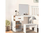 Dressing table, white, 95x50x134 cm, solid pine wood, JZSQ86800