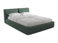 Chenille fabric storage bed 160x200 - green - Lumenao WDXU35523