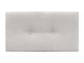 Lumenao Plain Corduroy Headboard with Buttons 90x60 Beds 80/90 - Bone White FRUN29587