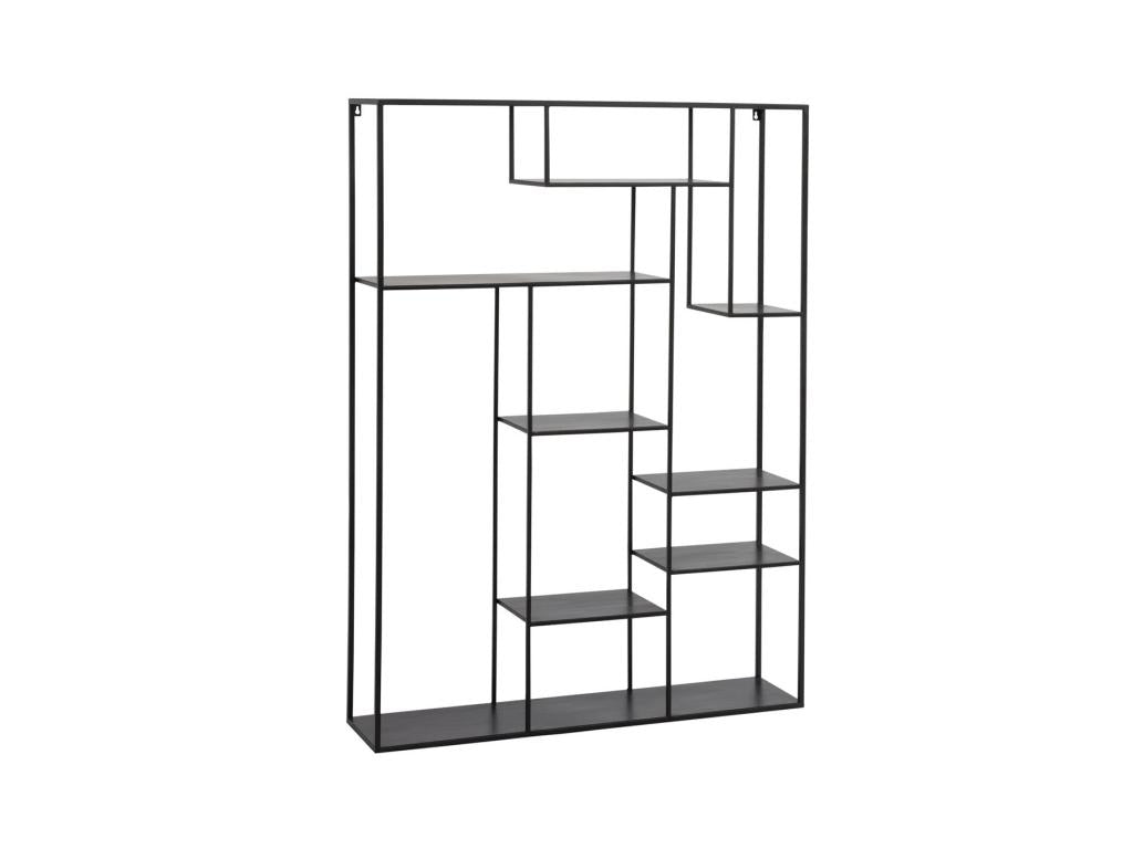 Lumenao Rectangular Metal Shelf 150cm Black YMYA92500