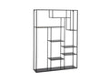 Lumenao Rectangular Metal Shelf 150cm Black YMYA92500