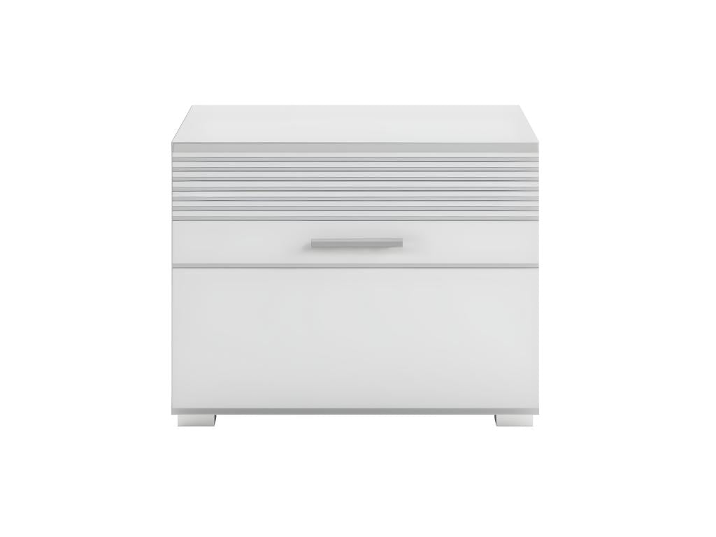 Lumenao bench with storage, white. DJFY43005