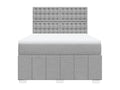 Lumenao bed base with light grey mattress 160x200cm Fabric NTRH50434