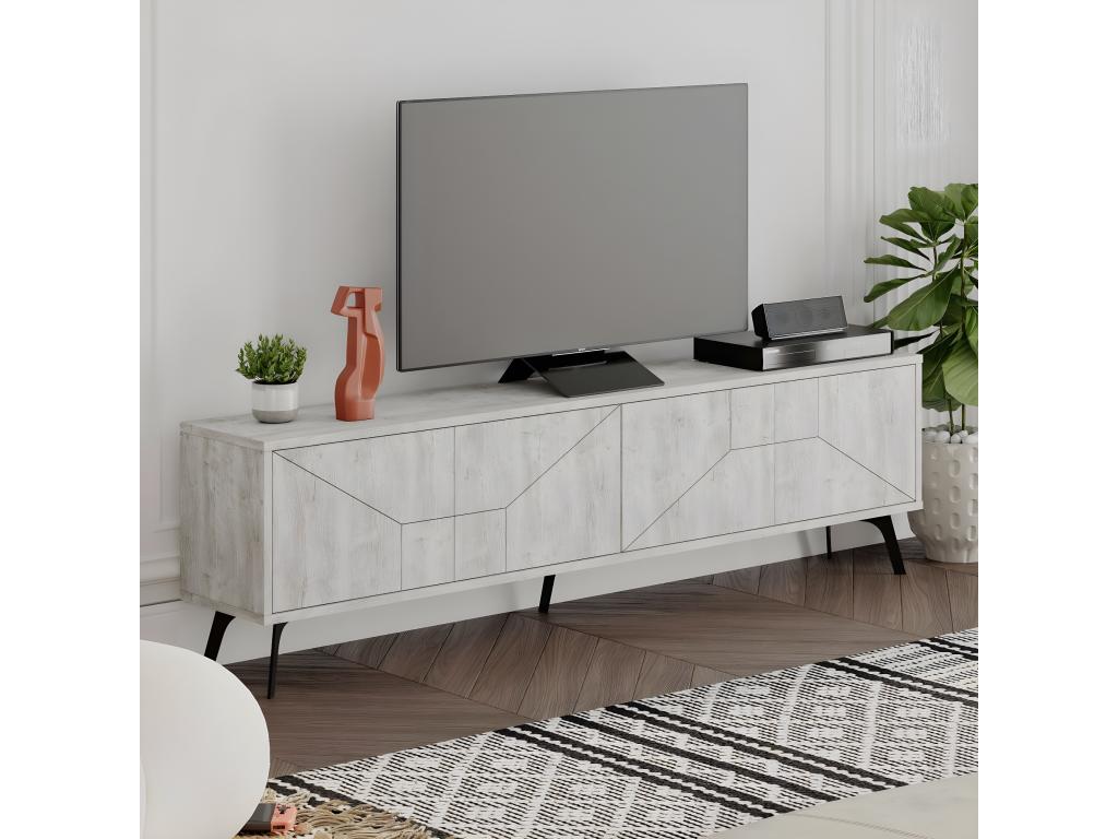 Lumenao 180cm White TV Stand MDZX31993