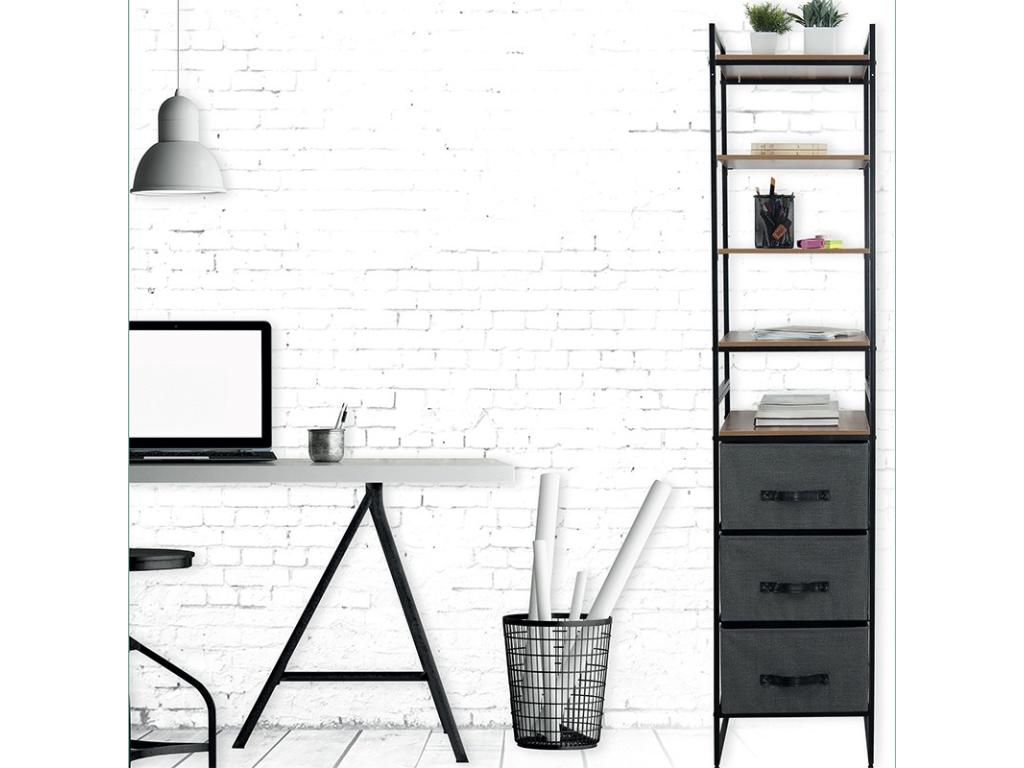 Ventoriq 198cm Modular Wardrobe, Black IDBO35291