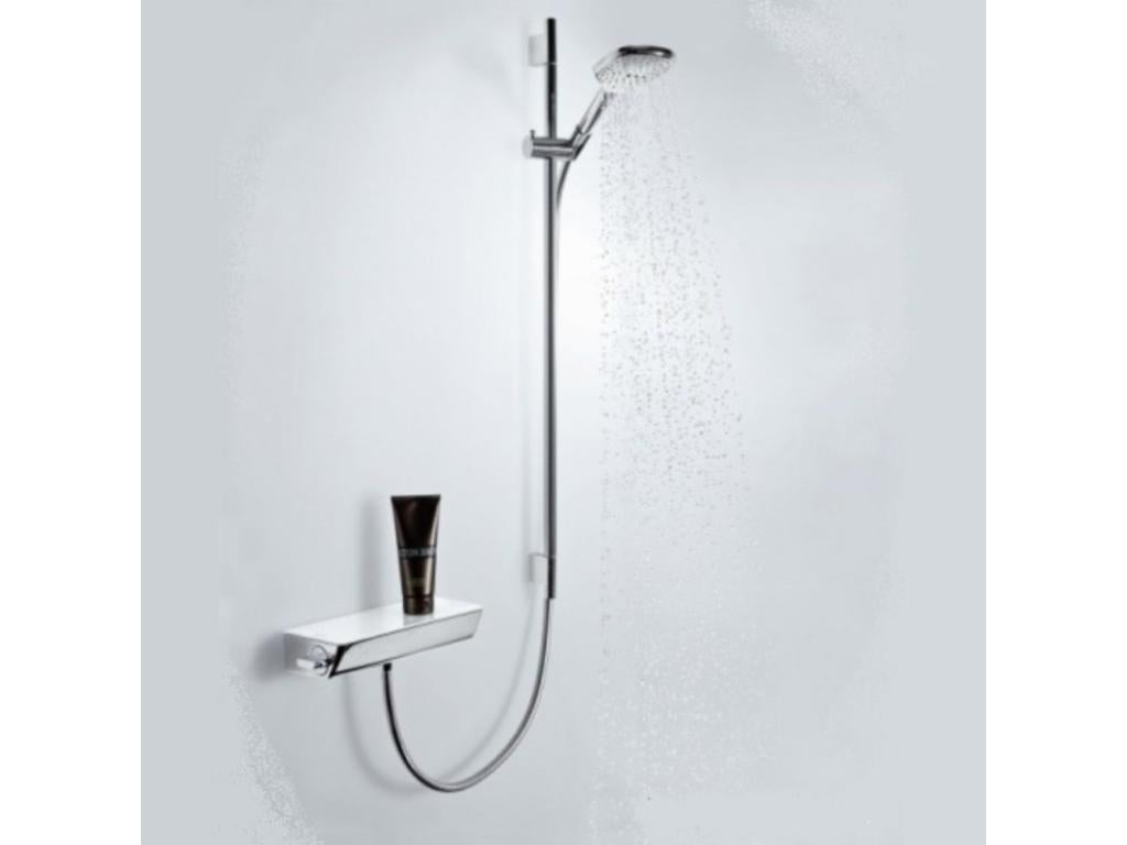 Lumenao shower set with thermostatic mixer and 3-jet shower head, chrome finish ANKT64247