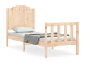 Bed frame without mattress, solid pine wood EVDC14310