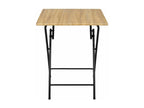 Lumenao Folding Side Table 75cm Natural / Black PSBR36581