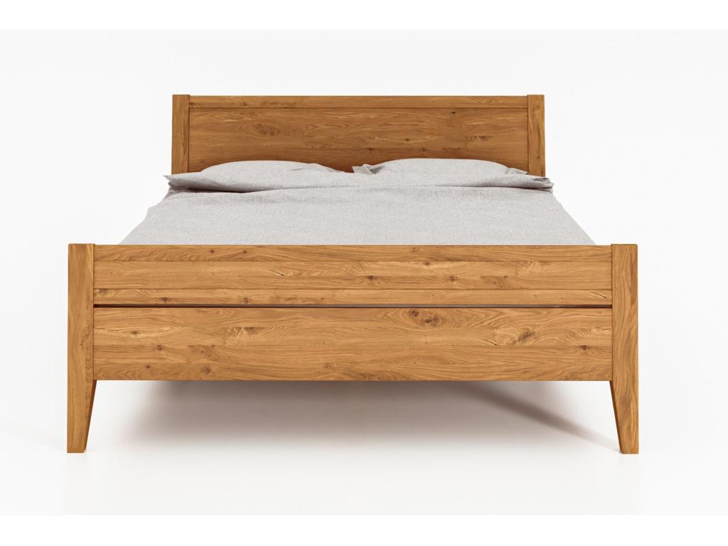 Ventoriq 8 - 200x200 cm bed in natural oiled wild oak CFLR08022