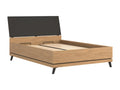 Storage bed 140x200 cm Natural Oak - Lumenao NGGP14575