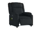 Black faux leather electric reclining massage chair LDTH04844