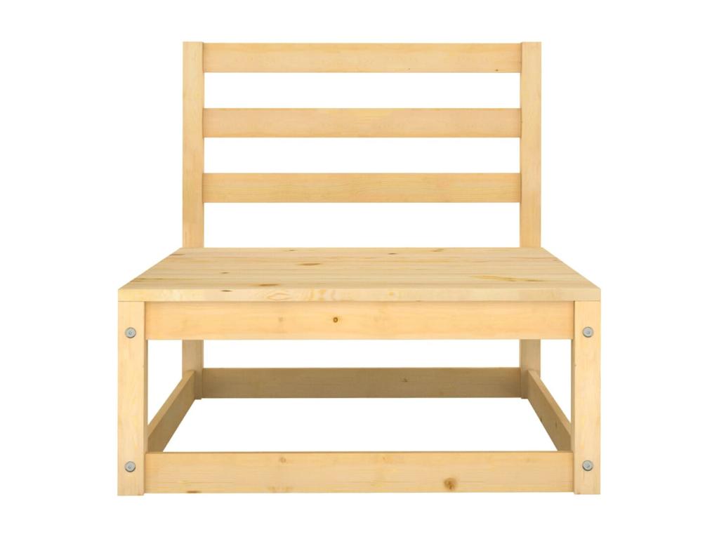 8-piece garden furniture set, solid pine wood, MZJI28992