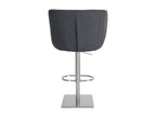 Bar stools - Felt / Metal - Grey - Lumenao SELR23709
