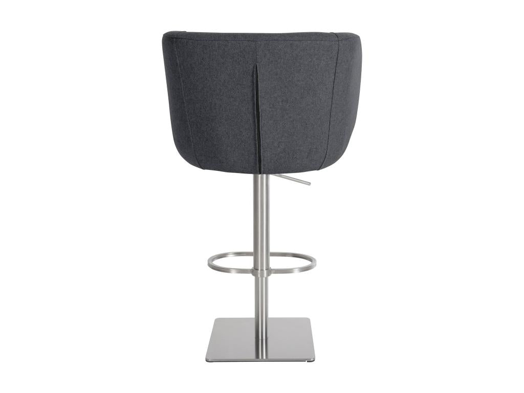 Bar stools - Felt / Metal - Grey - Lumenao SELR23709