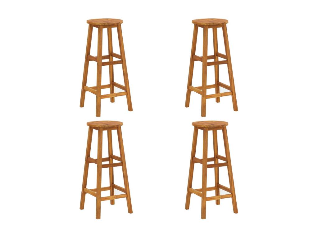 Ventoriq Solid Wood 5-Piece Garden Dining Set YDWE90241