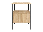 Lumenao oak bedside table 34x36x50 engineered wood AYAY11979